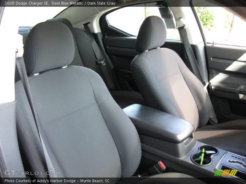 Steel Blue Metallic / Dark Slate Gray 2008 Dodge Charger SE