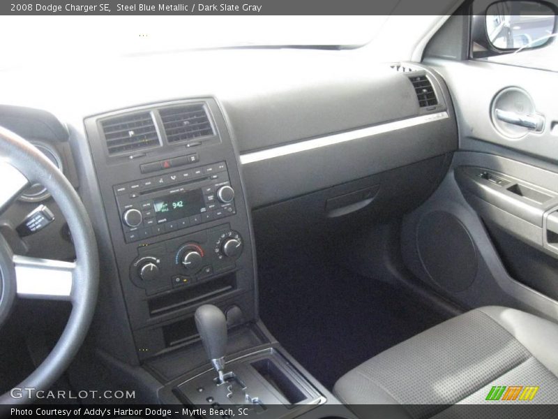 Steel Blue Metallic / Dark Slate Gray 2008 Dodge Charger SE