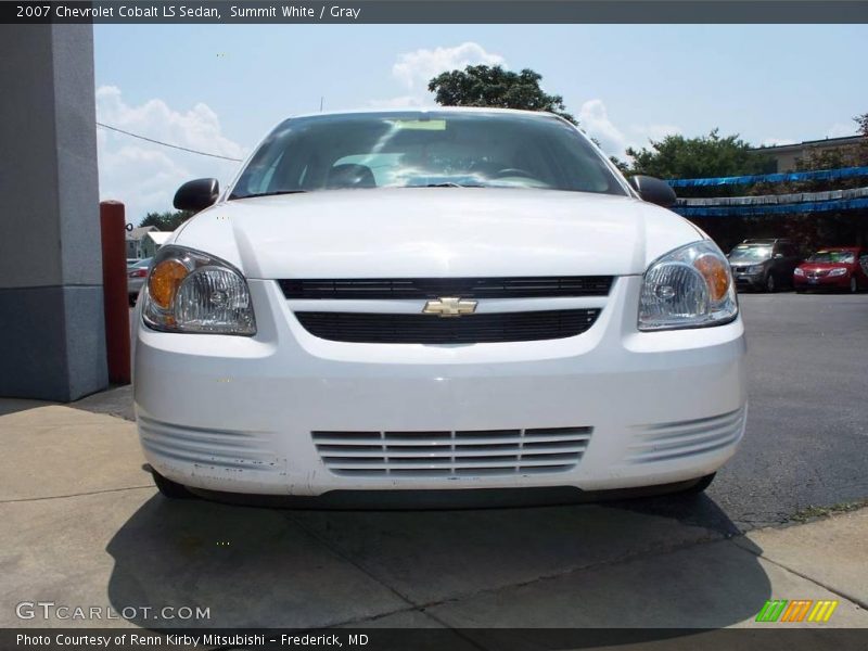 Summit White / Gray 2007 Chevrolet Cobalt LS Sedan