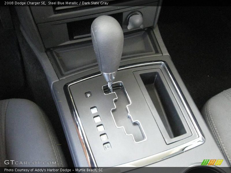 Steel Blue Metallic / Dark Slate Gray 2008 Dodge Charger SE