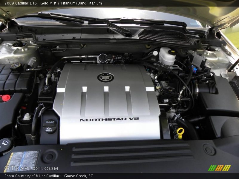 Gold Mist / Titanium/Dark Titanium 2009 Cadillac DTS