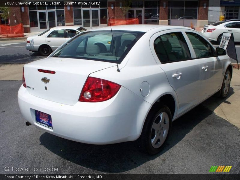 Summit White / Gray 2007 Chevrolet Cobalt LS Sedan