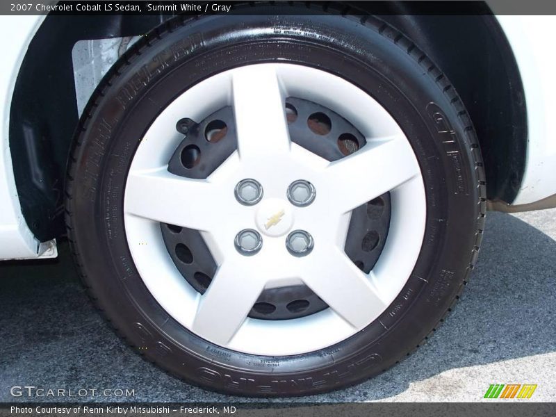 Summit White / Gray 2007 Chevrolet Cobalt LS Sedan