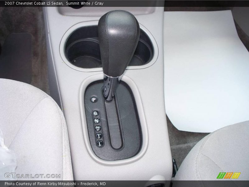 Summit White / Gray 2007 Chevrolet Cobalt LS Sedan