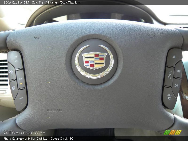 Gold Mist / Titanium/Dark Titanium 2009 Cadillac DTS
