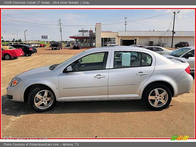 Ultra Silver Metallic / Gray 2008 Chevrolet Cobalt LT Sedan