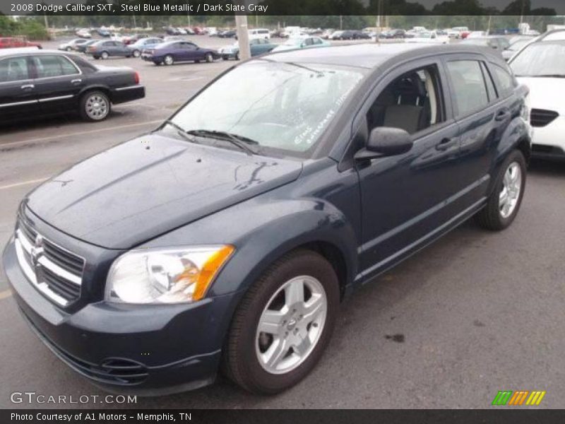 Steel Blue Metallic / Dark Slate Gray 2008 Dodge Caliber SXT