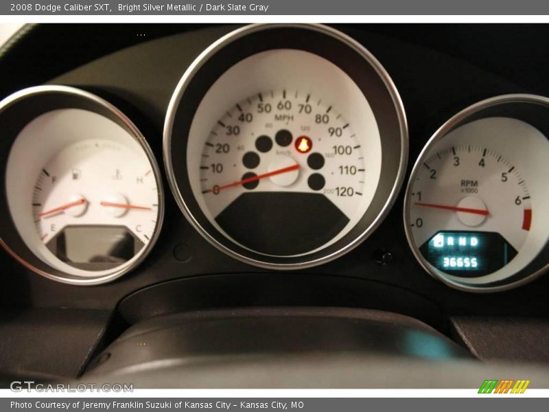 Bright Silver Metallic / Dark Slate Gray 2008 Dodge Caliber SXT