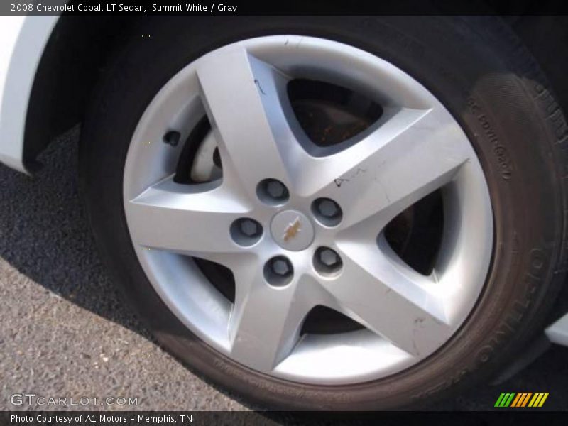 Summit White / Gray 2008 Chevrolet Cobalt LT Sedan