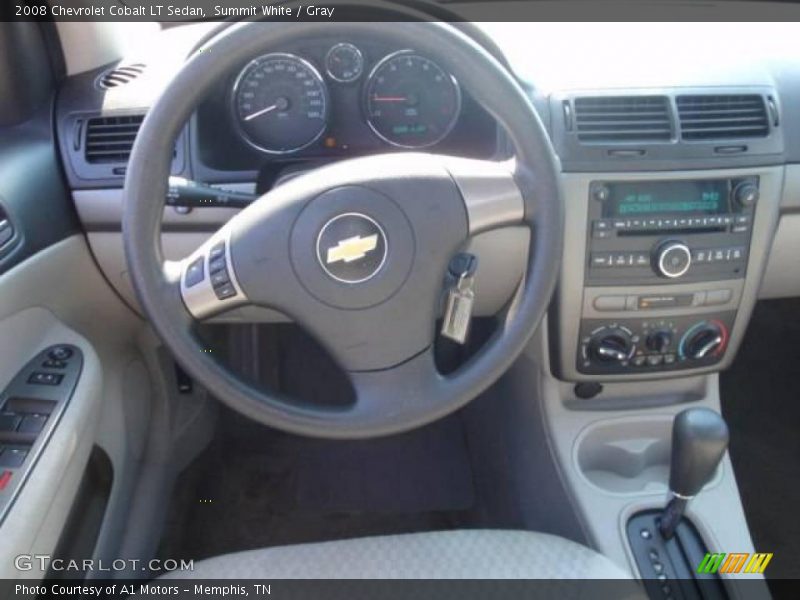 Summit White / Gray 2008 Chevrolet Cobalt LT Sedan