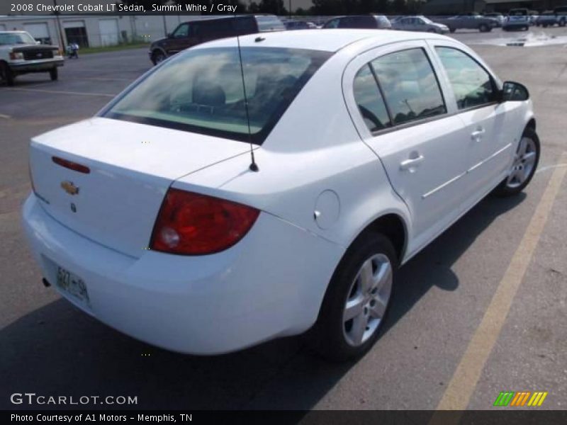 Summit White / Gray 2008 Chevrolet Cobalt LT Sedan