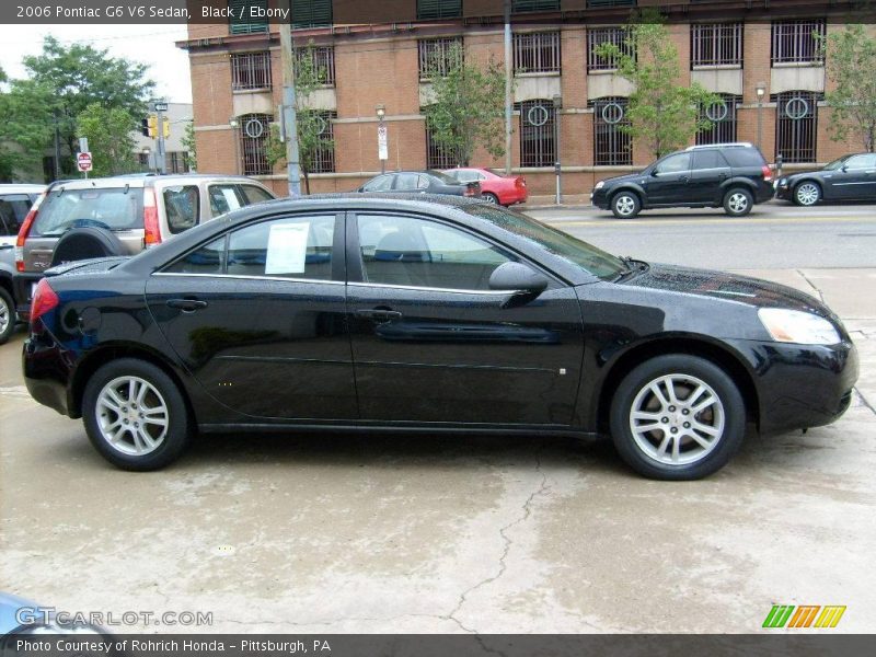 Black / Ebony 2006 Pontiac G6 V6 Sedan
