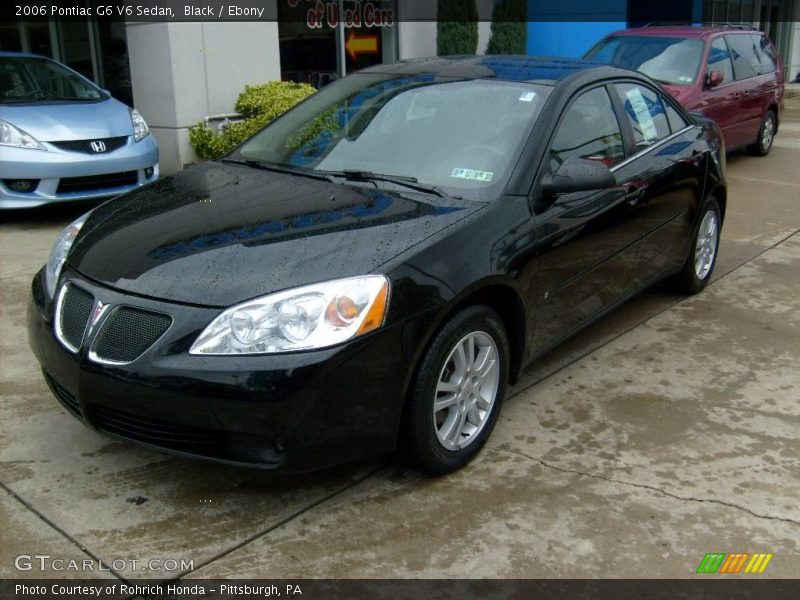 Black / Ebony 2006 Pontiac G6 V6 Sedan