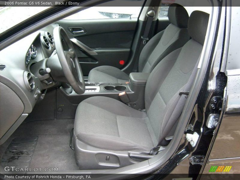 Black / Ebony 2006 Pontiac G6 V6 Sedan