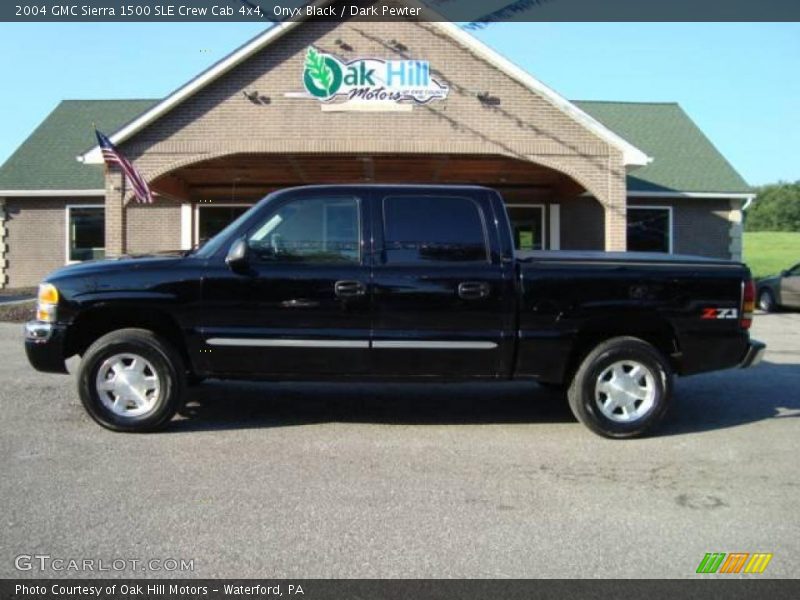 Onyx Black / Dark Pewter 2004 GMC Sierra 1500 SLE Crew Cab 4x4