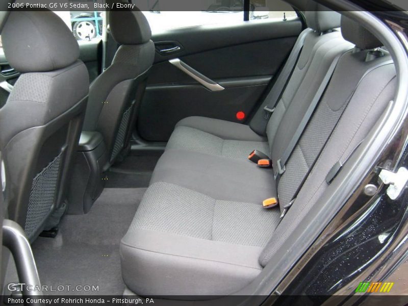 Black / Ebony 2006 Pontiac G6 V6 Sedan