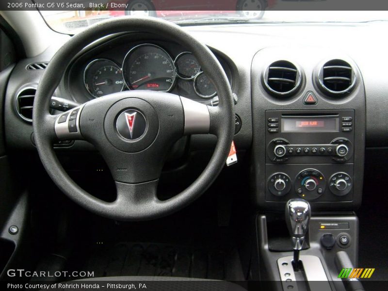 Black / Ebony 2006 Pontiac G6 V6 Sedan