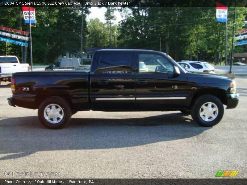 Onyx Black / Dark Pewter 2004 GMC Sierra 1500 SLE Crew Cab 4x4