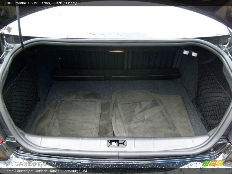 Black / Ebony 2006 Pontiac G6 V6 Sedan