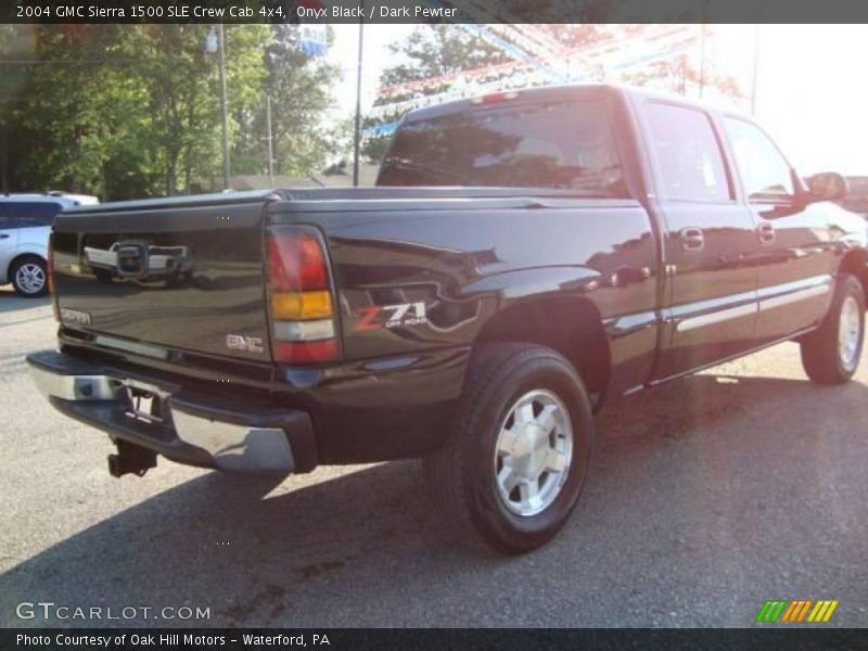 Onyx Black / Dark Pewter 2004 GMC Sierra 1500 SLE Crew Cab 4x4
