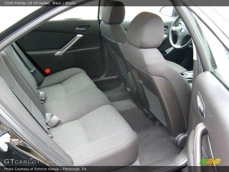 Black / Ebony 2006 Pontiac G6 V6 Sedan