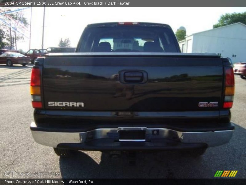 Onyx Black / Dark Pewter 2004 GMC Sierra 1500 SLE Crew Cab 4x4