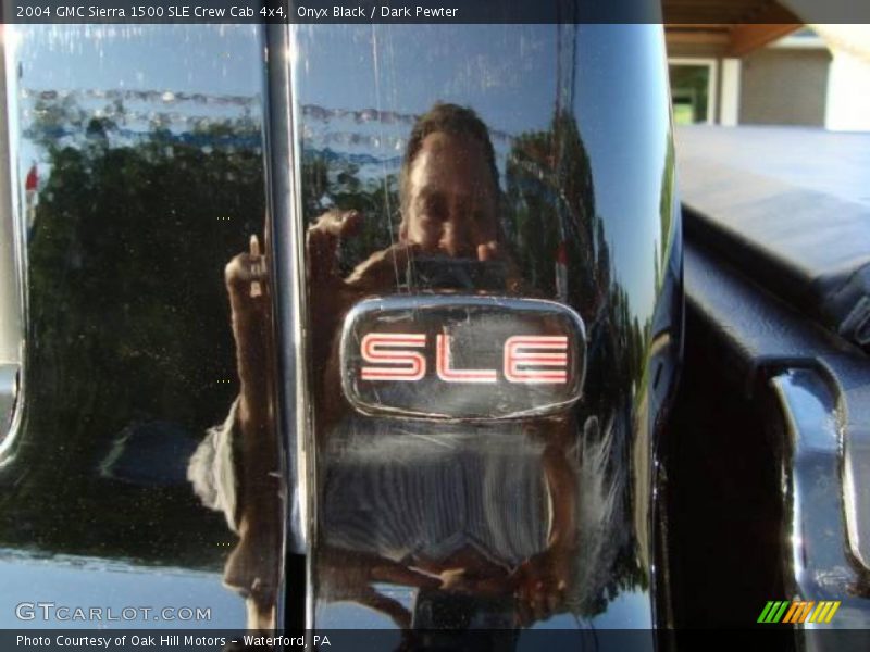 Onyx Black / Dark Pewter 2004 GMC Sierra 1500 SLE Crew Cab 4x4