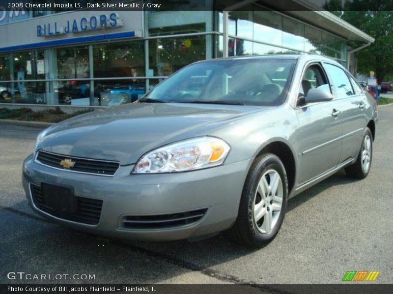 Dark Silver Metallic / Gray 2008 Chevrolet Impala LS