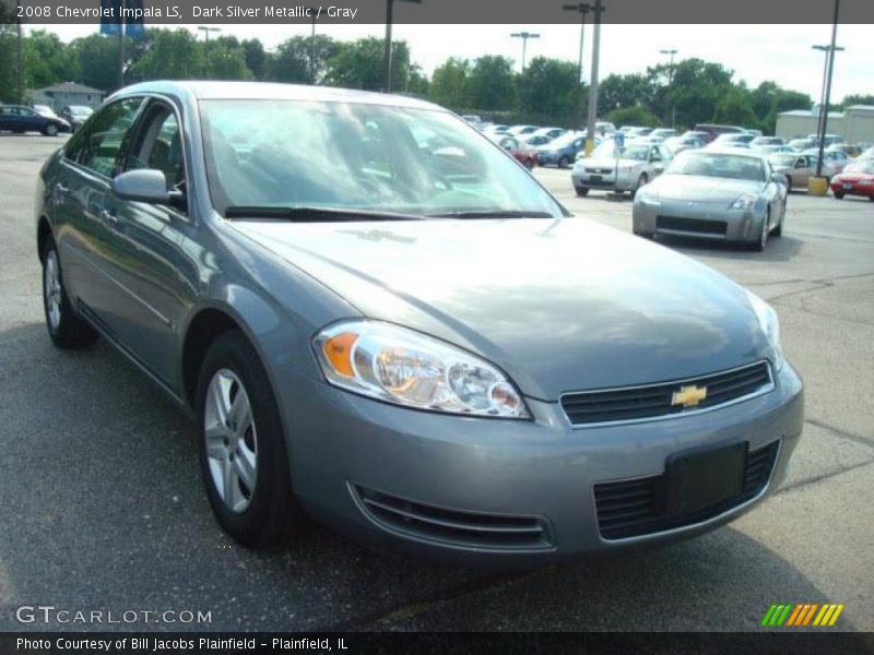 Dark Silver Metallic / Gray 2008 Chevrolet Impala LS