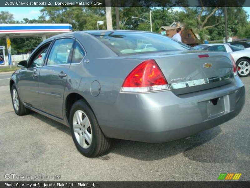 Dark Silver Metallic / Gray 2008 Chevrolet Impala LS