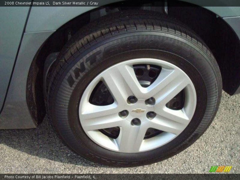 Dark Silver Metallic / Gray 2008 Chevrolet Impala LS