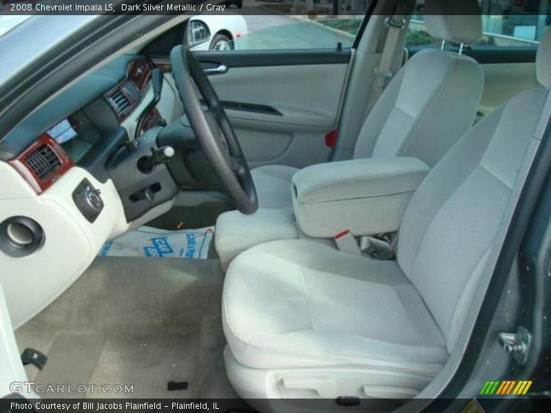 Dark Silver Metallic / Gray 2008 Chevrolet Impala LS