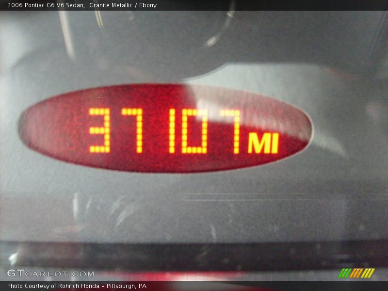 Granite Metallic / Ebony 2006 Pontiac G6 V6 Sedan