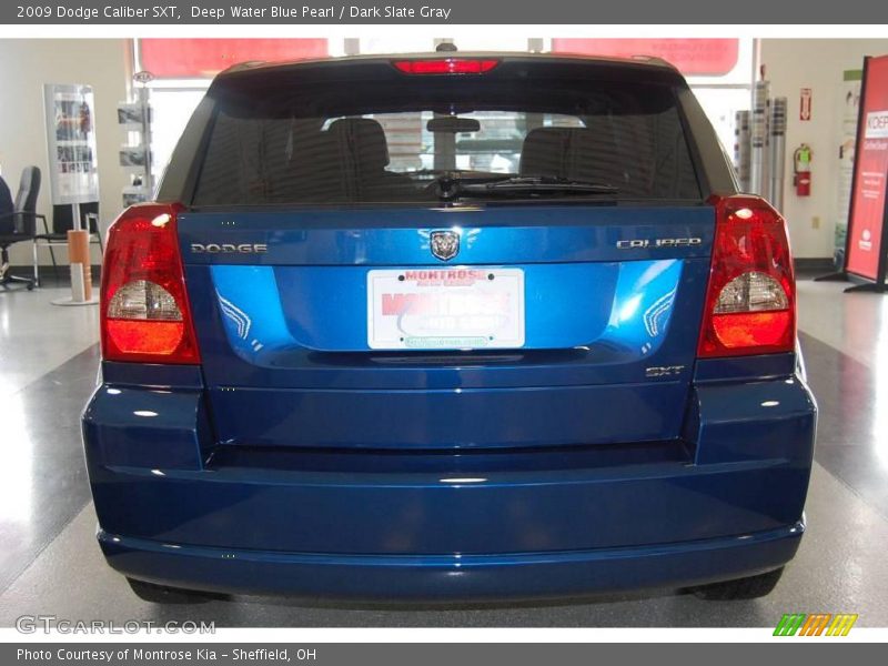Deep Water Blue Pearl / Dark Slate Gray 2009 Dodge Caliber SXT