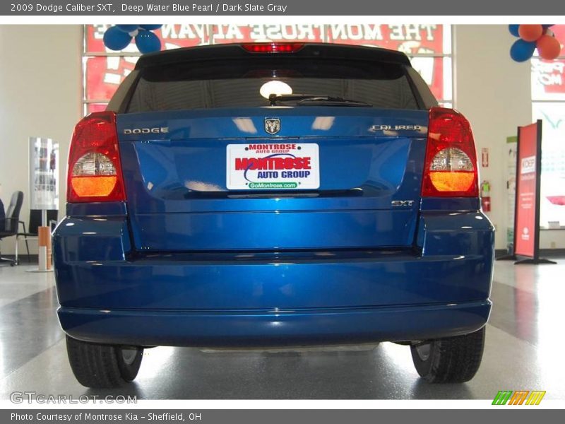 Deep Water Blue Pearl / Dark Slate Gray 2009 Dodge Caliber SXT