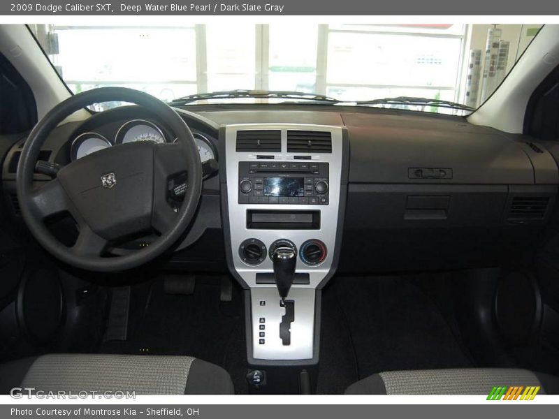 Deep Water Blue Pearl / Dark Slate Gray 2009 Dodge Caliber SXT