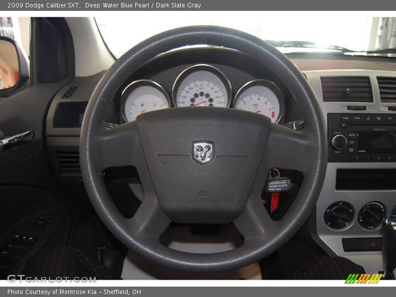 Deep Water Blue Pearl / Dark Slate Gray 2009 Dodge Caliber SXT