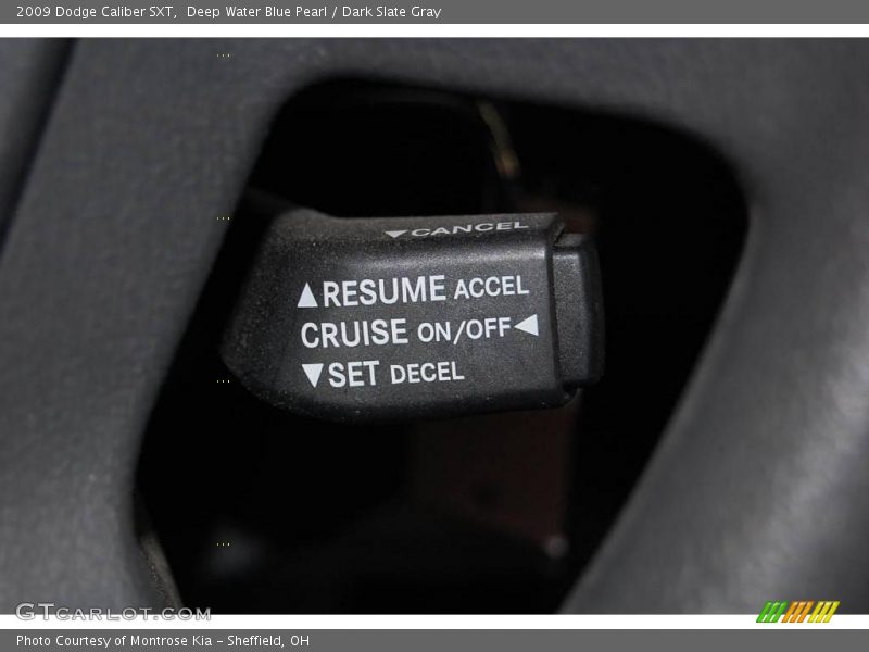 Deep Water Blue Pearl / Dark Slate Gray 2009 Dodge Caliber SXT