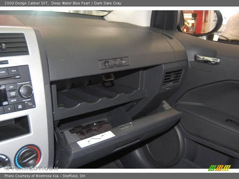 Deep Water Blue Pearl / Dark Slate Gray 2009 Dodge Caliber SXT