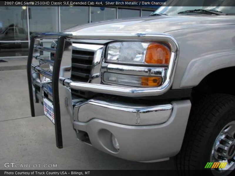 Silver Birch Metallic / Dark Charcoal 2007 GMC Sierra 2500HD Classic SLE Extended Cab 4x4