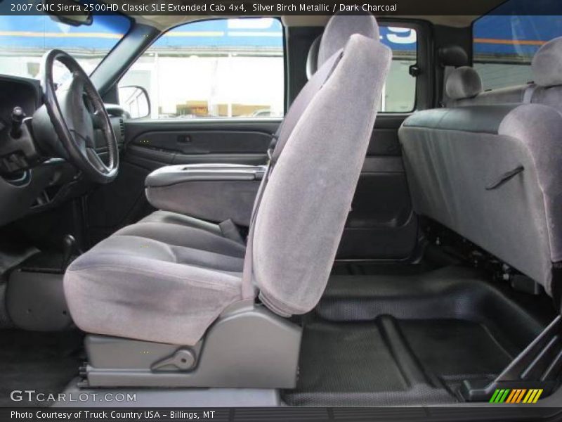 Silver Birch Metallic / Dark Charcoal 2007 GMC Sierra 2500HD Classic SLE Extended Cab 4x4