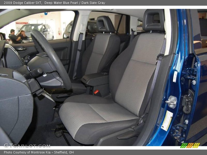 Deep Water Blue Pearl / Dark Slate Gray 2009 Dodge Caliber SXT