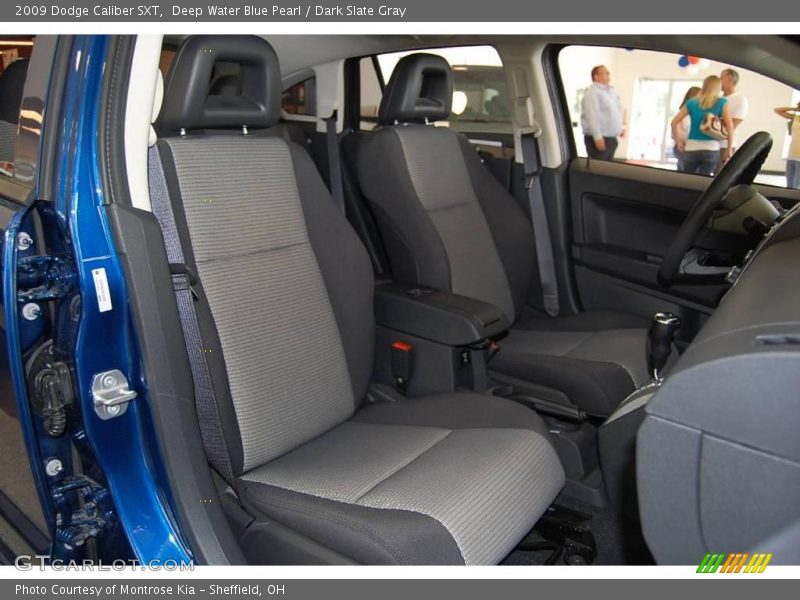 Deep Water Blue Pearl / Dark Slate Gray 2009 Dodge Caliber SXT