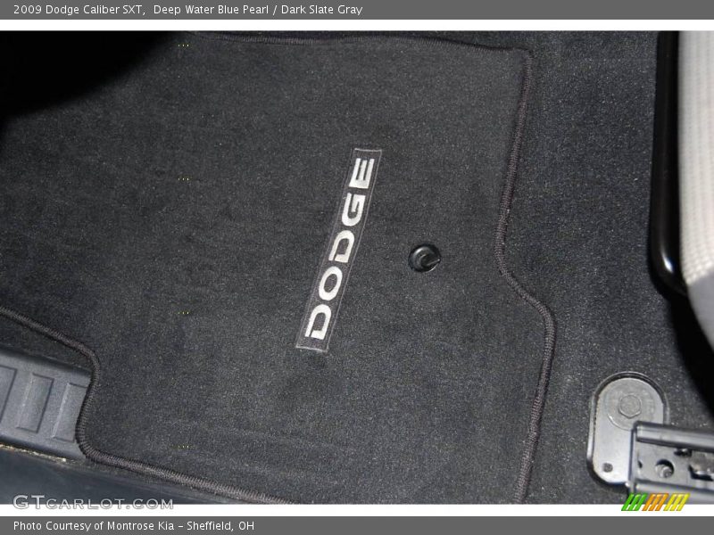 Deep Water Blue Pearl / Dark Slate Gray 2009 Dodge Caliber SXT