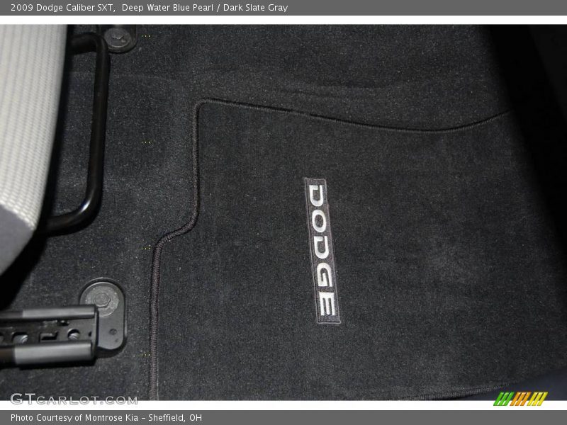 Deep Water Blue Pearl / Dark Slate Gray 2009 Dodge Caliber SXT