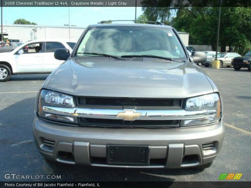 Graystone Metallic / Light Gray 2008 Chevrolet TrailBlazer LS 4x4