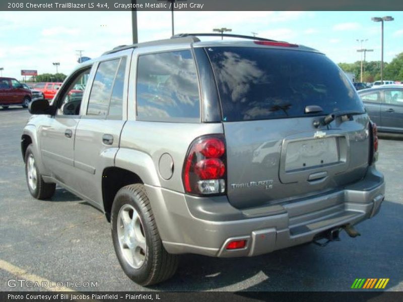 Graystone Metallic / Light Gray 2008 Chevrolet TrailBlazer LS 4x4