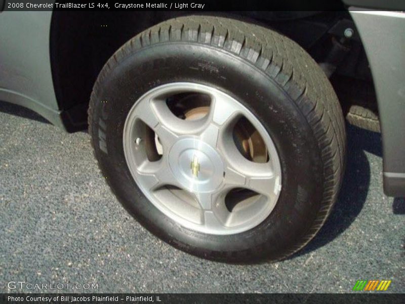Graystone Metallic / Light Gray 2008 Chevrolet TrailBlazer LS 4x4