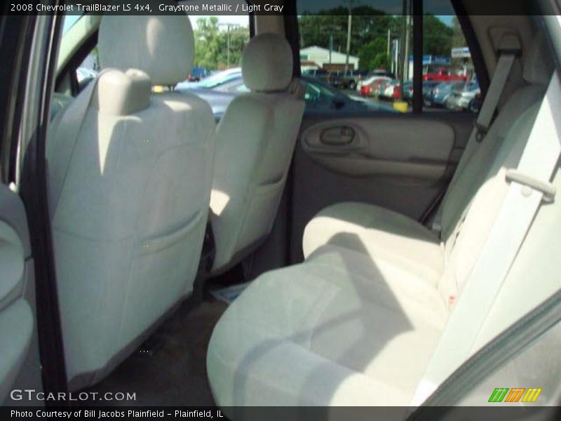 Graystone Metallic / Light Gray 2008 Chevrolet TrailBlazer LS 4x4