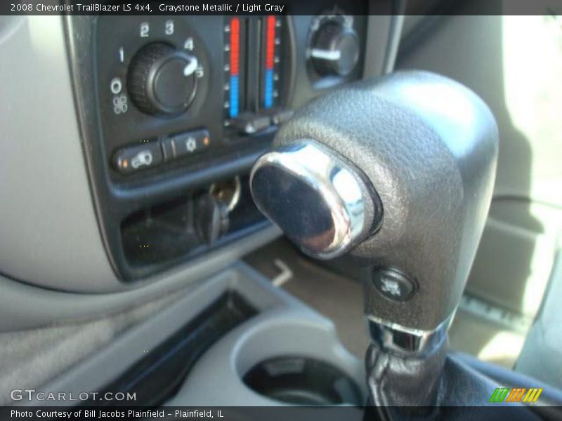 Graystone Metallic / Light Gray 2008 Chevrolet TrailBlazer LS 4x4